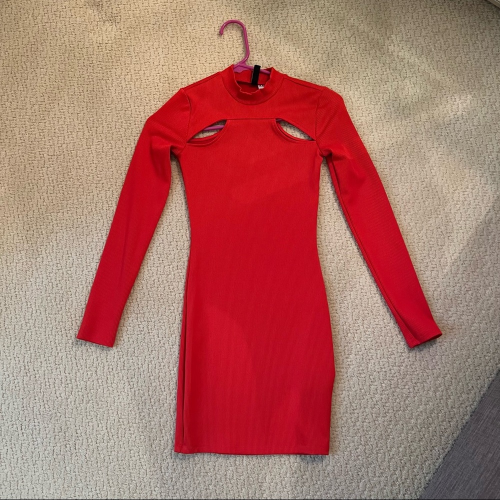 H&M Divided Cutout Bodycon Dress Size XXS